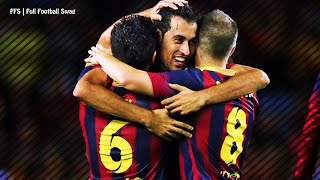 This is why Xavi Iniesta amp Busquets are the Best Midfield Trio Ever  La Masias Finest [upl. by Dennett]