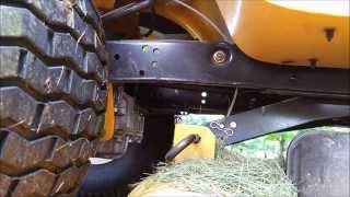 Cub Cadet LTX 1046 KW deck removal and blade sharpening [upl. by Emee232]