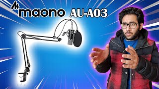 MAONO AUA03  Unboxing amp Review  Full Setup Guide  Comparison with other budget MICs [upl. by Lazaro]