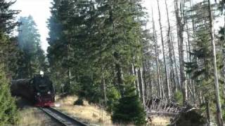 Mit der Brockenbahn von Wernigerode auf den Brocken [upl. by Nagy]