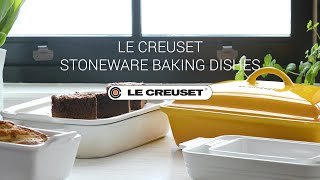 Intro to Le Creuset Stoneware Baking Dishes [upl. by Aker]