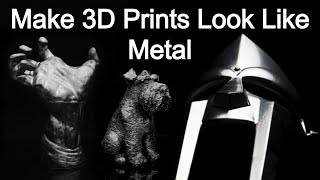 How To Get Metallic Finishes On 3D Prints [upl. by Yggep388]