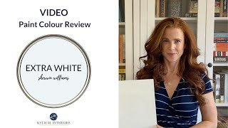 Paint Colour Review Sherwin Williams Extra White SW 7006 [upl. by Aicined]