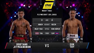 Rodtang vs Sok Thy  Full Fight Replay [upl. by Lydia]