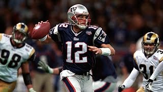 Super Bowl XXXVI Rams vs Patriots highlights [upl. by Anurb]