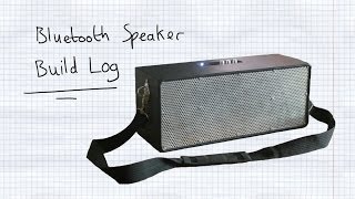 Homemade Bluetooth Boombox  Build Log [upl. by Wang]