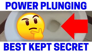 NEVER Unblock Toilets Again Until Watching This POWER PLUNGING [upl. by Sikras]