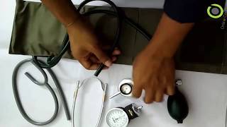 How to Setup BP Machine Stethoscope Sphygmomanometer [upl. by Annahavas]