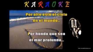 Karaoke  Daniel Santos  Bolero  Obsesión [upl. by Doerrer308]