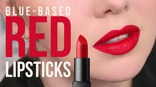 Top BlueBased RED Lipsticks  Historical Facts About Red Lipstick [upl. by Trabue]