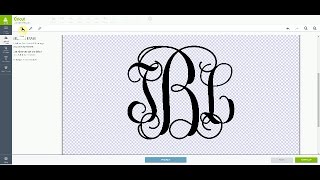 Monogram It App and Cricut Design Space  How To [upl. by Undine]