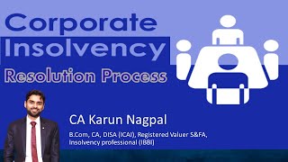 CIRP Corporate insolvency resolution process  Explained [upl. by Baalman]