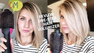 REVLON ONE STEP HAIR DRYER  Salon Style Blowout At Home [upl. by Evelin]