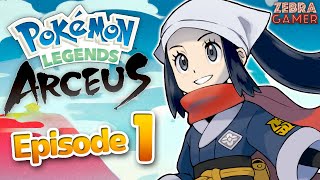 NEW Pokemon Game  Pokemon Legends Arceus Gameplay Walkthrough Part 1  Hisui Region Rowlet [upl. by Trask]