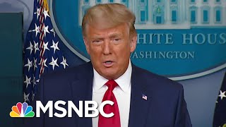 Trump Touts Stock Market Numbers After Dow Hits 30000 Amid Vaccine Transition News  MSNBC [upl. by Bowler]