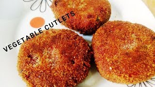 easy and tasty vegetable cutletsCRISPY CRUNCHY VEG CUTLETS RECIPE [upl. by Felicia]