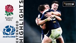 England v Scotland  EXTENDED Highlights  Historic Scotland Victory  Guinness Six Nations 2021 [upl. by Atreb]