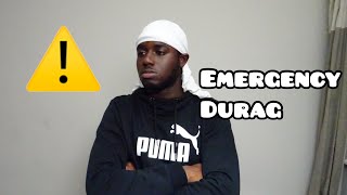 How To Make Your Own Durag Emergency Durag [upl. by Gayelord]