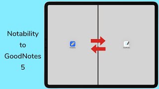 How to move your digital notebooks from Notability to GoodNotes 5 amp vice versa [upl. by Rizzi]