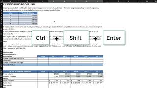 Ejercicio práctico Flujo de Caja Libre y evaluación de proyectos [upl. by Miles]