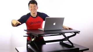 Flexispot SitStand Desk Riser  Unboxing and Review [upl. by Mir241]