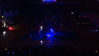 Star Wars Neopixel Lightsaber Battle  School Assembly [upl. by Tankoos838]