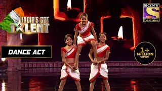 This Trio Delivers An Acrobatic Act On quotDola Requot  Indias Got Talent Season 8  Dance Act [upl. by Euqinomod664]