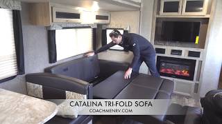 Coachmen Catalina HowTo Guide TriFold Sofa [upl. by Orabelle]