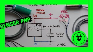 ⚡Instalar y conectar un sensor PNP ⚡ INDUSTRIAL [upl. by Ecirtnas]