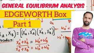 General equilibrium walrasian equilibrium Marshallian equilibrium edgeworth box [upl. by Deuno]