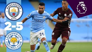 HIGHLIGHTS  MAN CITY 25 LEICESTER CITY PREMIER LEAGUE [upl. by Ainesey]