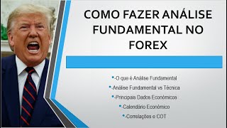 Como fazer a Análise Fundamental no FOREX [upl. by Reo636]