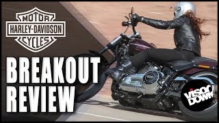 HarleyDavidson Breakout Review  Visordowncom [upl. by Adnilrem325]