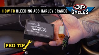 How to Bleed ABS Harley Davidson Brakes  Pro Tip [upl. by Oswin78]