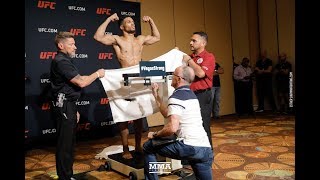 UFC 216 WeighIns Kevin Lee Makes Championship Weight on Second Try  MMA Fighting [upl. by Thacker]