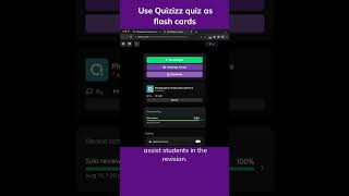 Use Quizizz quiz as flash cards Quizizz [upl. by Gastineau]