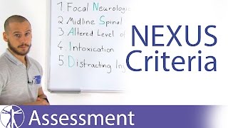 NEXUS Criteria  Cervical Spine Fractures [upl. by Airenahs]