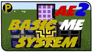 How To Make A MESystem Applied Energistics 2 Modded Minecraft TUTORIAL [upl. by Naeroled]