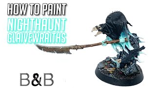 How to paint a Nighthaunt Glaivewraith [upl. by Sivat]