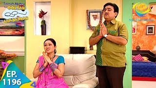 Taarak Mehta Ka Ooltah Chashmah  Episode 1196  Full Episode [upl. by Baldwin]