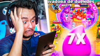 GREFG JUEGA CON ELIXIR INFINITO EN CLASH ROYALE  TheGrefg [upl. by Lauzon]