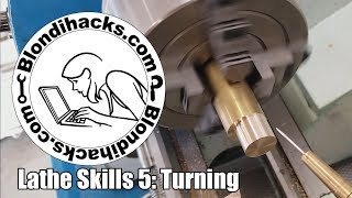 Metal Lathe Tutorial 5 Turning [upl. by Minier789]