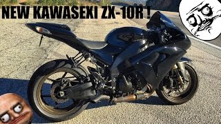 KAWASAKI ZX10R  My New 1000cc Beast [upl. by Addia]