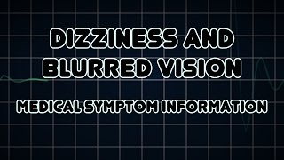 14 Dizzy spells Headache and dizziness [upl. by Gass]