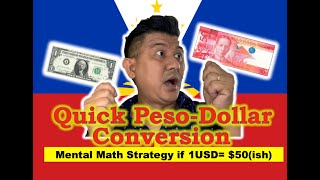 US Dollar amp Philippine Peso Conversion made Easy [upl. by Atiniuq586]