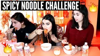 SPICY NOODLE CHALLENGE [upl. by Ytinav388]