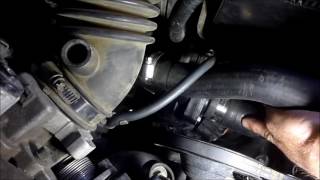 FORD ESCAPE THERMOSTAT REPLACEMENT [upl. by Loreen511]