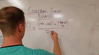 The CockcroftGault Equation How to Estimate Creatinine Clearance [upl. by Clarey]