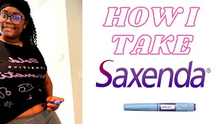 How I Take Saxenda  Easy way to take Saxenda 💉  How to Take Saxenda [upl. by Plumbo962]