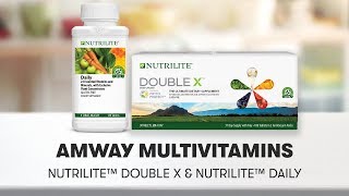 Amway Multivitamins Nutrilite Double X amp Nutrilite Daily  Amway [upl. by Gilder]